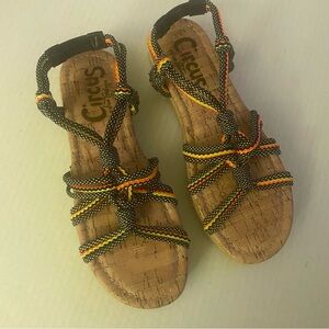 Circus by Sam Edelman Braided Cork Sandals GUC 6
